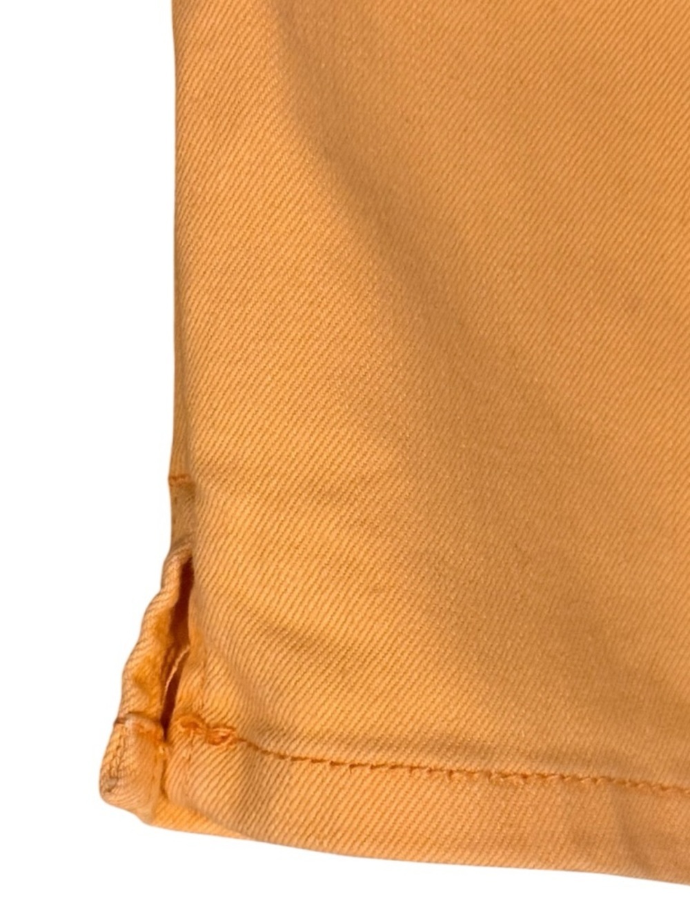 St. John's Bay Capri Pants Peach Orange Size 18 Stretch Side Slit - Picture 4 of 6